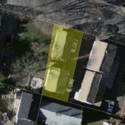 14 Gardner St, Newton MA  02458-1505 aerial view