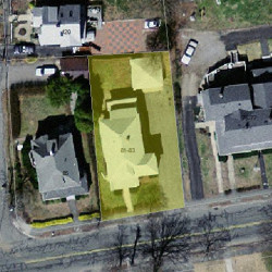 83 Auburn St, Newton MA 02466-2501 aerial view