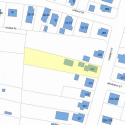 309 Cherry St, Newton MA 02465-1641 plot plan