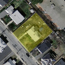 48 Hawthorn St, Newton MA 02458-1215 aerial view