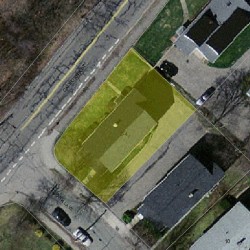 4 Colonial Ave, Newton MA 02460-1215 aerial view