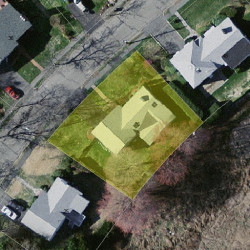 35 Brandeis Rd, Newton MA  02459-2707 aerial view