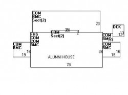 825 Centre St, Newton MA  02458-2527 floor plan