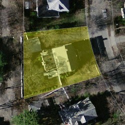 45 Westbourne Rd, Newton MA 02459-1617 aerial view