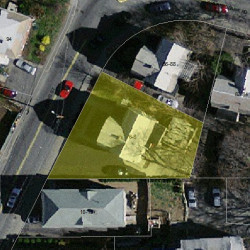 6 Saint James St, Newton MA  02458-1723 aerial view