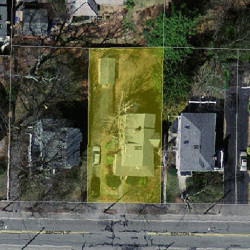 985 Beacon St, Newton MA  02459-1722 aerial view