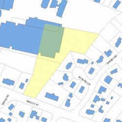 1973 Beacon St, Newton MA  02468-1436 plot plan