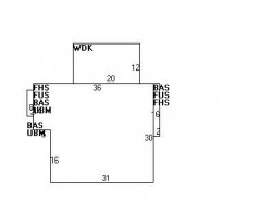 77 Newtonville Ave, Newton MA 02458-1827 floor plan