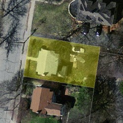 80 Brookside Ave, Newton MA 02460-1530 aerial view