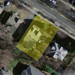 190 Tremont St, Newton MA 02458-2109 aerial view