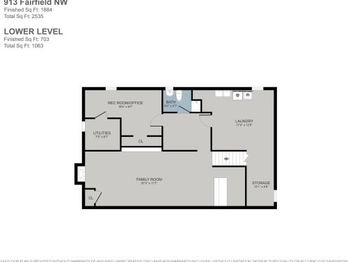 913 Fairfield Ave, Grand Rapids MI 49504-3745 exterior