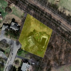 41 Dorset Rd, Newton MA 02468-1457 aerial view