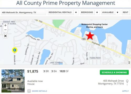 405 Mohawk Dr, Montgomery TX  77316-4813 exterior