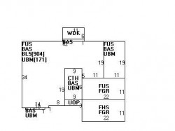 225 Hartman Rd, Newton MA  02459-2814 floor plan