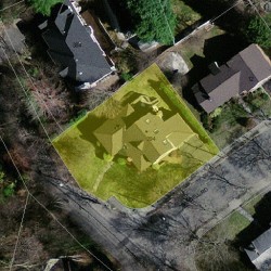 394 Dudley Rd, Newton MA 02459-2811 aerial view