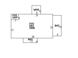 291 Dorset Rd, Newton MA 02468-1409 floor plan