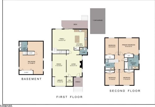 78 Benjamin St, Cranford NJ  07016-2622 exterior