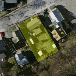 94 Los Angeles St, Newton MA  02458-1019 aerial view