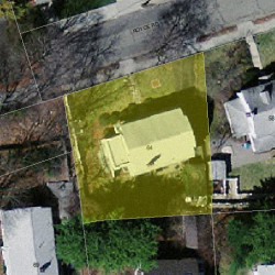 64 Royce Rd, Newton MA 02459-1033 aerial view