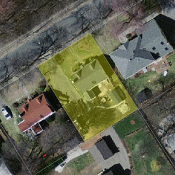 80 Goddard St, Newton MA 02461-1918 aerial view