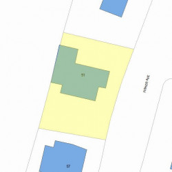 51 Fisher Ave, Newton MA 02461-1142 plot plan