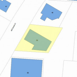 50 Needham St, Newton MA 02461-1616 plot plan