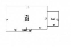 111 Charlemont St, Newton MA  02461-1909 floor plan
