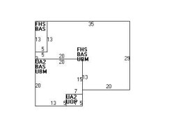 435 Highland St, Newton MA  02460-2109 floor plan