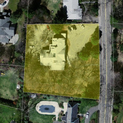 321 Chestnut St, Newton MA 02465-2904 aerial view