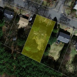 23 Chatham Rd, Newton MA 02461-1009 aerial view