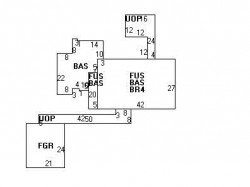 20 Drumlin Rd, Newton MA  02459-2807 floor plan