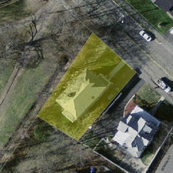 46 Homer St, Newton MA 02459-1517 aerial view