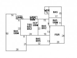 142 Gordon Rd, Newton MA 02468-1227 floor plan