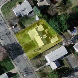 119 Mccarthy Rd, Newton MA 02459-3652 aerial view