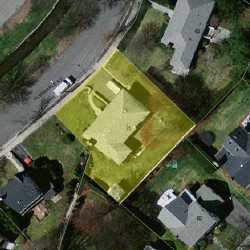 70 Albemarle Rd, Newton MA 02460-1108 aerial view