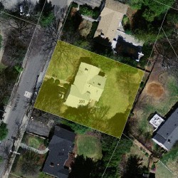 200 Temple St, Newton MA 02465-2316 aerial view