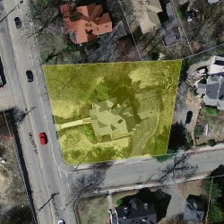 462 Walnut St, Newton MA 02460-2280 aerial view