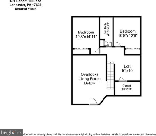 431 Rabbit Hl Ln, Lancaster PA 17603-7435 exterior