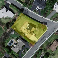 73 Countryside Rd, Newton MA 02459-2917 aerial view