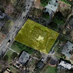 24 Hancock St, Newton MA 02466-2309 aerial view