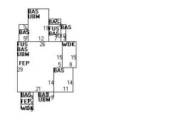 38 Bowdoin St, Newton MA  02461-1432 floor plan
