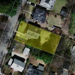 54 Carver Rd, Newton MA  02461-1008 aerial view