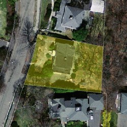50 Wauwinet Rd, Newton MA  02465-2957 aerial view