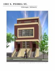 1802 Peoria St, Chicago IL  60621-1828 exterior