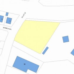 38 Elliot St, Newton MA 02461-1605 plot plan