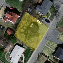 23 Smith Ave, Newton MA 02465-1543 aerial view