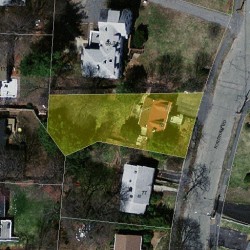 73 Fordham Rd, Newton MA 02465-1208 aerial view