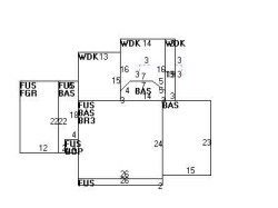 48 Swallow Dr, Newton MA  02462-1306 floor plan