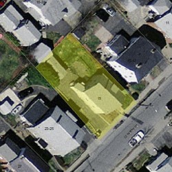 19 Clinton St, Newton MA 02458-1211 aerial view