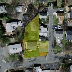 21 Cheney St, Newton MA 02464-1427 aerial view